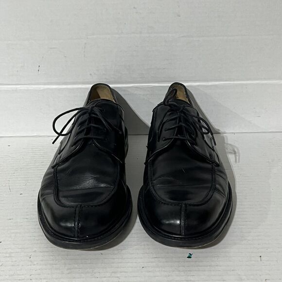Mezlan Cordoba Black Leather Men's Shoes Split Toe Oxfords Size 9.5M - Picture 2 of 9